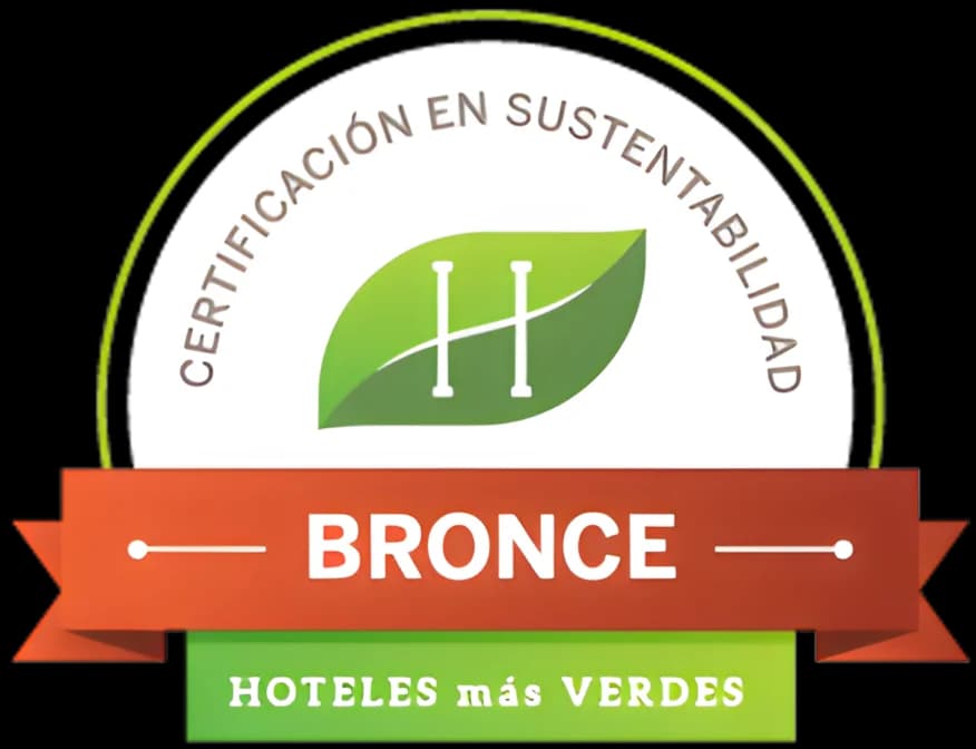 Bronze Sustainability Certification from Hoteles Más Verdes